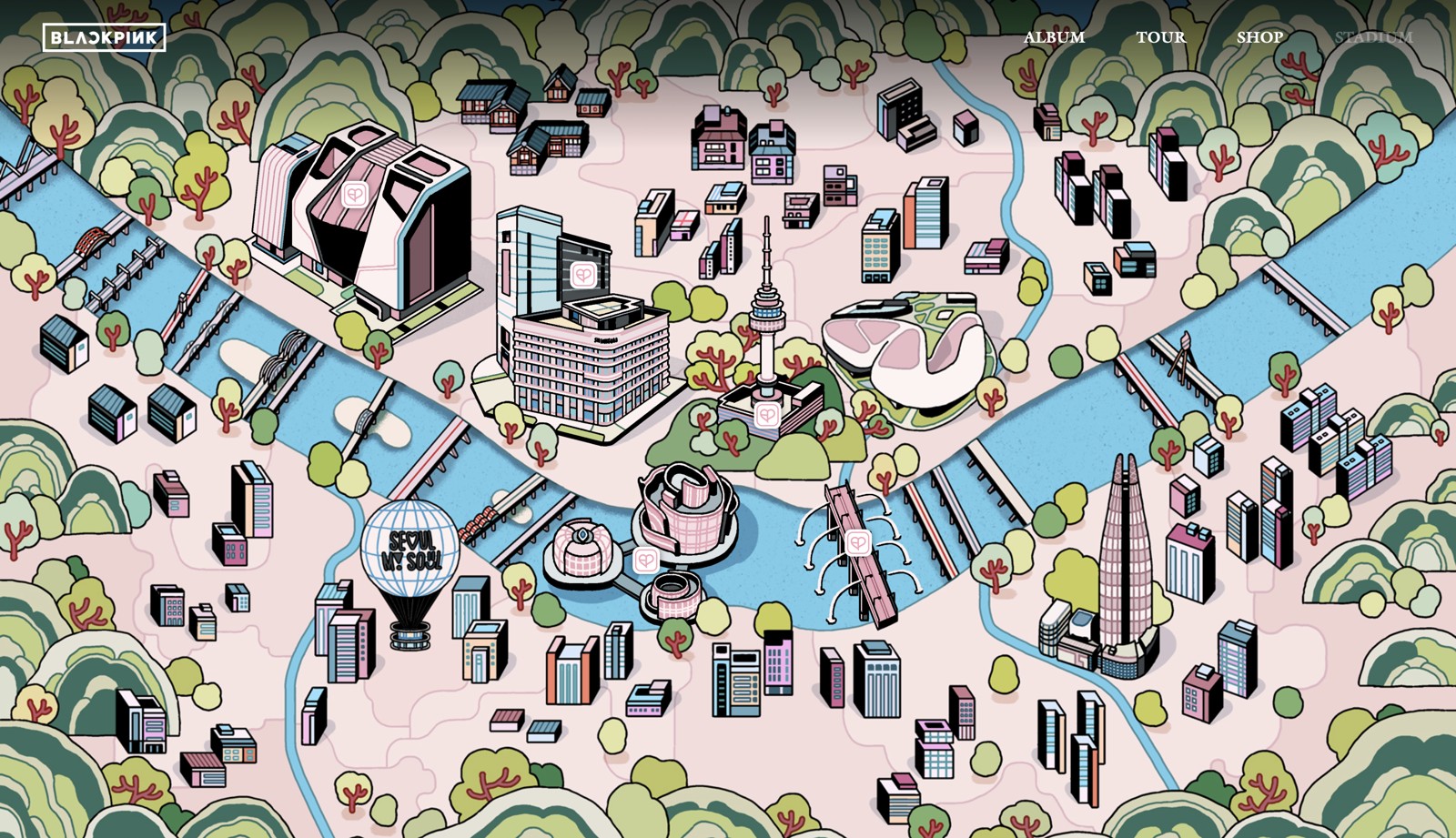 ‘블랙핑크 인 유어 에리어!’ 서울이 핑크빛으로 물든다