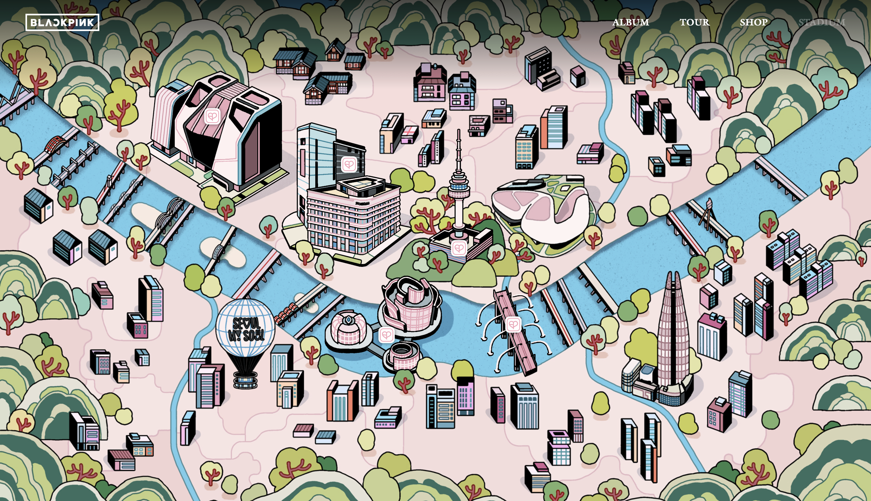 ‘블랙핑크 인 유어 에리어!’ 서울이 핑크빛으로 물든다