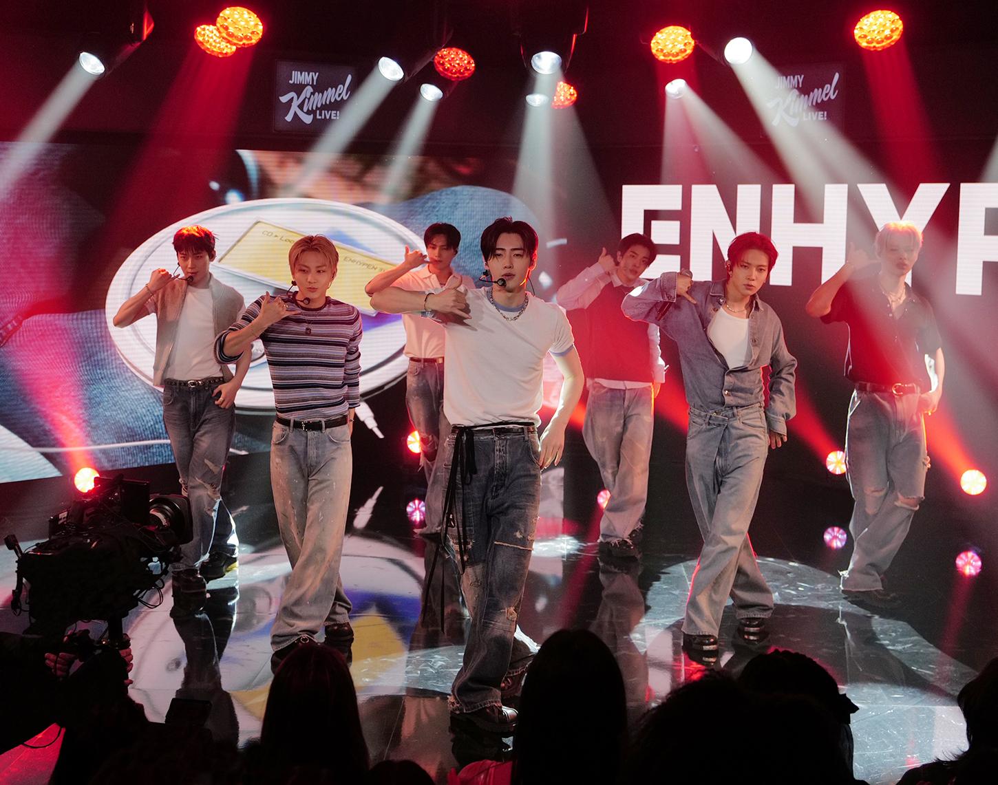 엔하이픈, ‘지미 키멜 라이브!’로 美 TV 데뷔