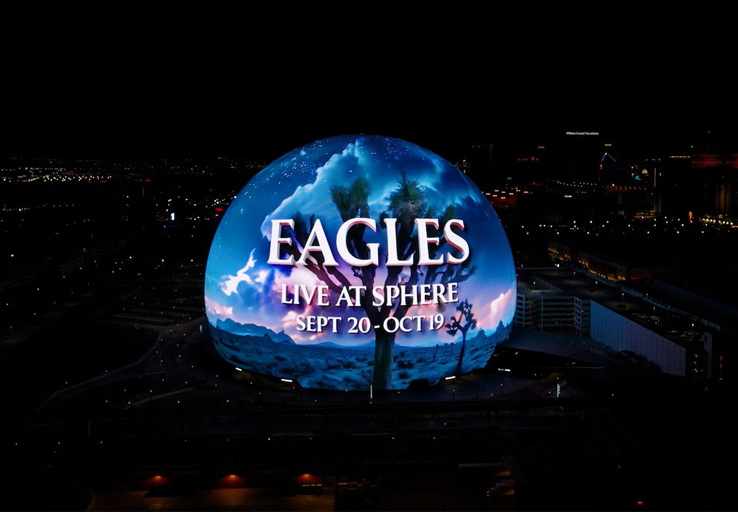 라스베가스 스피어의 다음 주자는 이글스